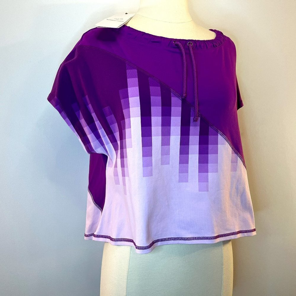 x by Gottex Women's Murrbury Ombre Activewear Nylon Top - NWT - Picture 2 of 8